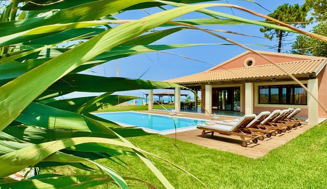 Beachfront Villa Calypso with private pool
