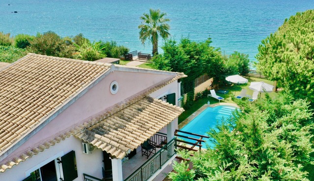 Beachfront Villa Rania with private pool