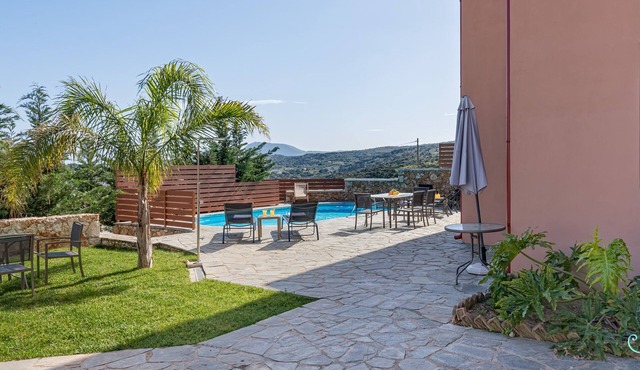 Bountiful Modern very spacious villa with Pool, featuring sea and mountain view.