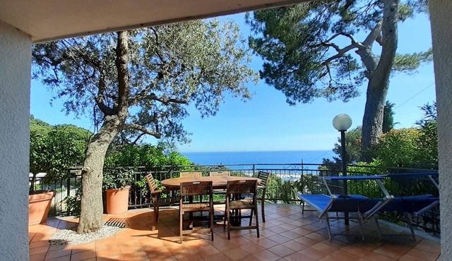 Delightful beachfront villa surrounded by the peaceful pine forest of Andora