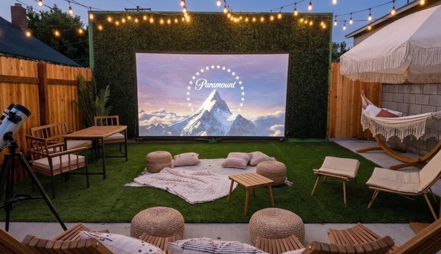 Designer South Bay Patio Cinema Near Beach, SoFi