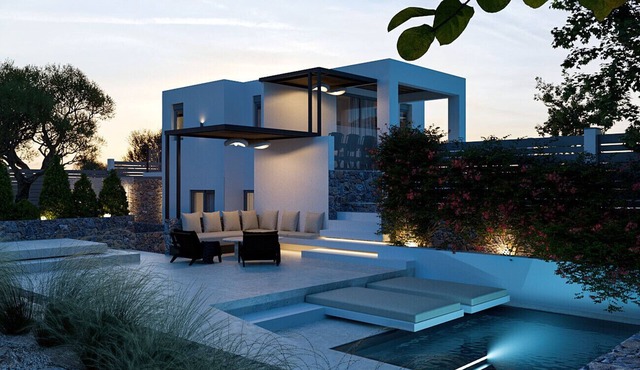 Evgoro Thalassa – Luxury Villa with Pool & Jacuzzi