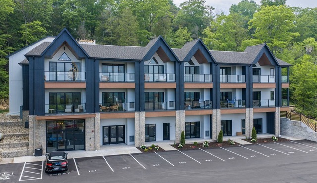 First Floor Condo with Covered Patio & Water Views in Sister Bay