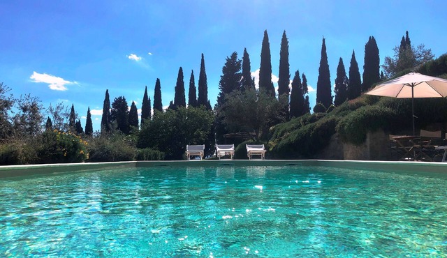Poggio Corsucci.Panoramic mansion with swimming pool between Florence and Arezzo