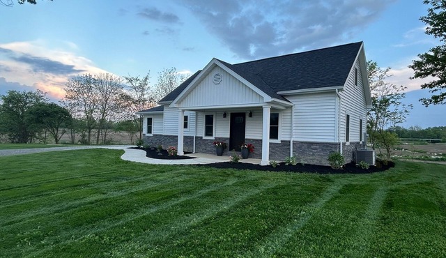 Koop Creek Home. A charming, quiet country home near St. Mary's and New Bremen.