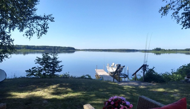 Lakefront Home near Alpena Includes Kayaks, Canoe, Rowboat. Sleeps up to 6