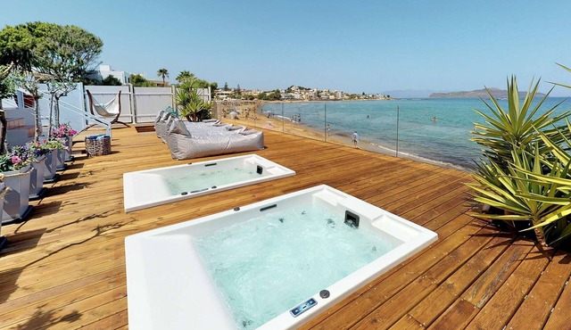 Luxury Beachfront Crete Villa | Villa Island Princess | 3 Bedrooms | Direct