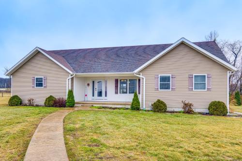 ‘Meadow Edges’ w/Yard & Views in Odon
