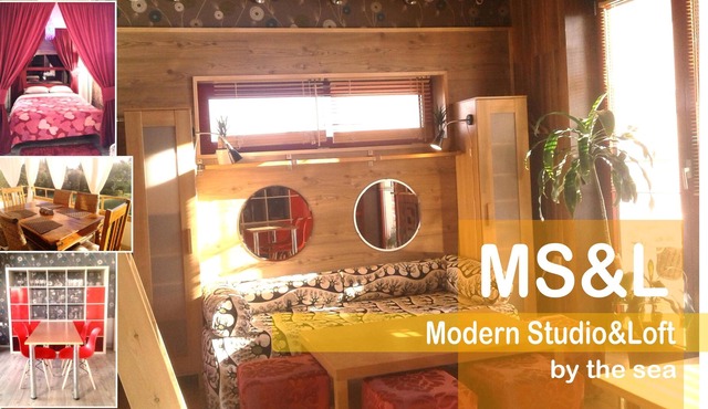 Modern Studio & Loft by the Sea