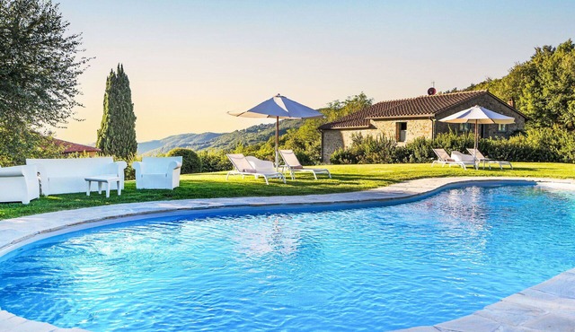 Nice apartment for 2 guests with pool, A/C, WIFI, TV and panoramic view