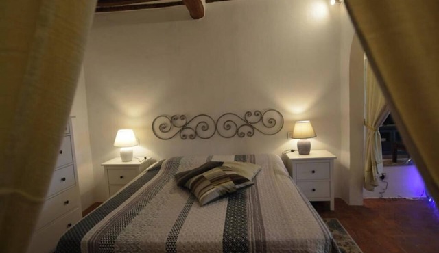 Panoramic apartment in medieval village