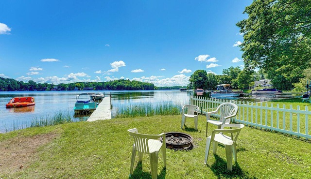 Pet-Friendly Bass Lake Cabin: Beach & Boat Dock