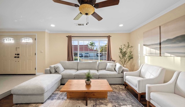 Spacious 4-bedroom house in charming Diamond Bar with AC