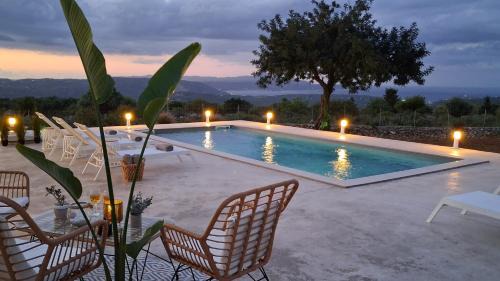 Stone Villa Halepa Pool, Sea View Peaceful Luxury in Crete