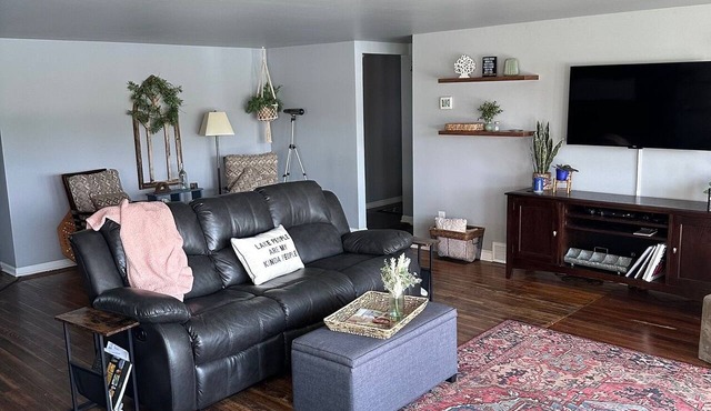 Terrific 4-bedroom house and two bath available for rent on Pine Lake!