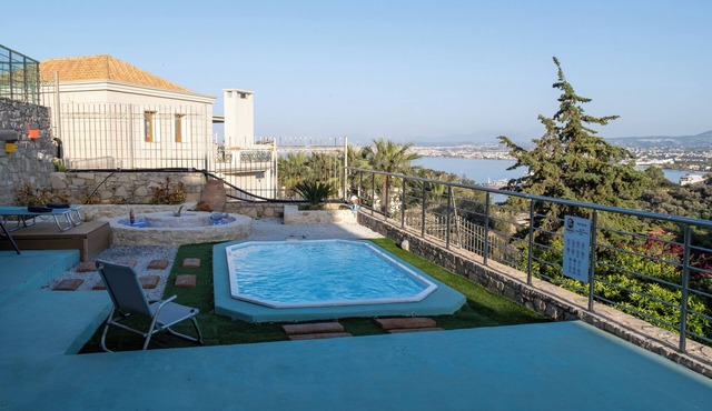 Viewtifull-Villas 2 – Private Pool, Playground & Panoramic Views Near Heraklion