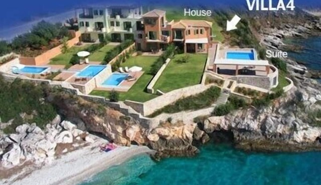 Villa 4, Brio Complex | Star Seafront Villa, Infinity Pool & Jetty | Sleeps 8-10