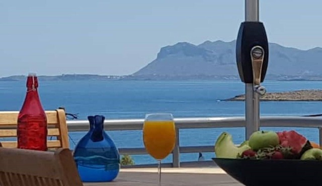 Villa Patroklos seaview 1 minute from the beach ~ heated pool