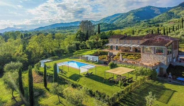 Vineyard with private pool near Lucca