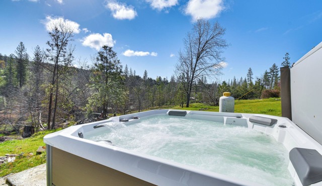 Waterfront Mariposa Hideaway: Hot Tub & Mtn Views!