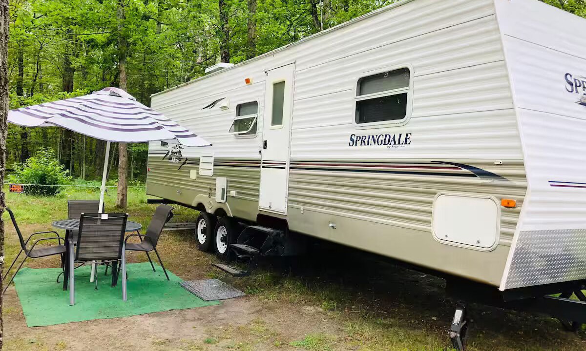 Irons House | Cozy 1-bedroom recreational vehicle in charming Irons with AC