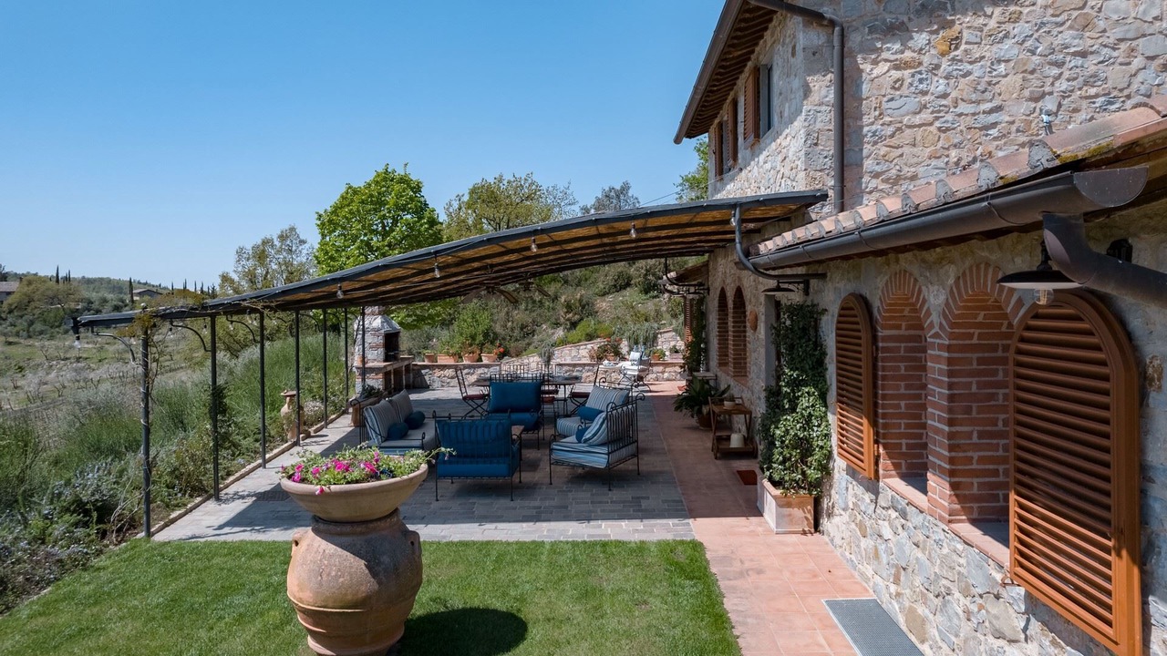 Photo of Patio Balcony in Gaiole in Chianti