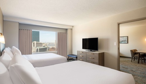 Suite, 2 Queen Beds, Accessible (Hearing)